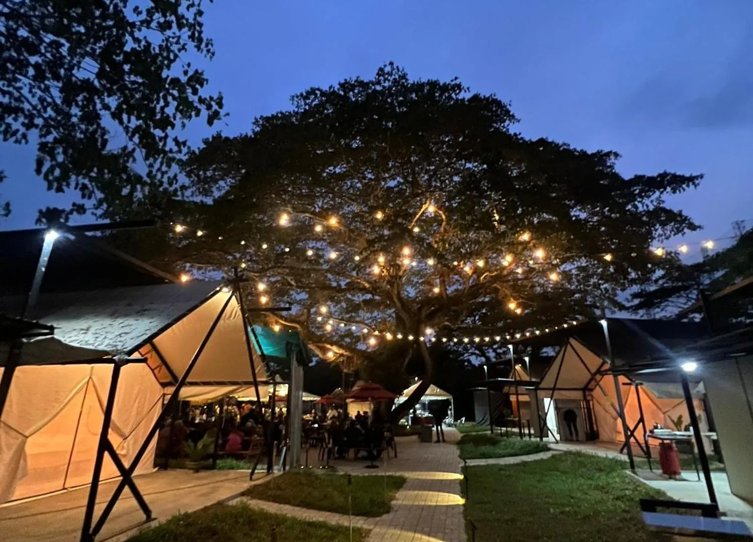 Glamping At Xscape Tambun Hotel Luxury tent